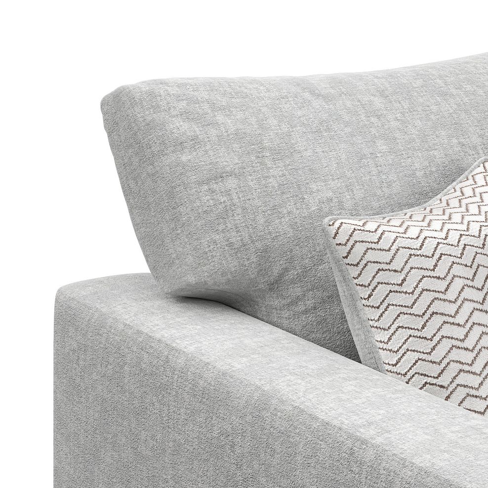 Malvern Armchair in Silver fabric 5