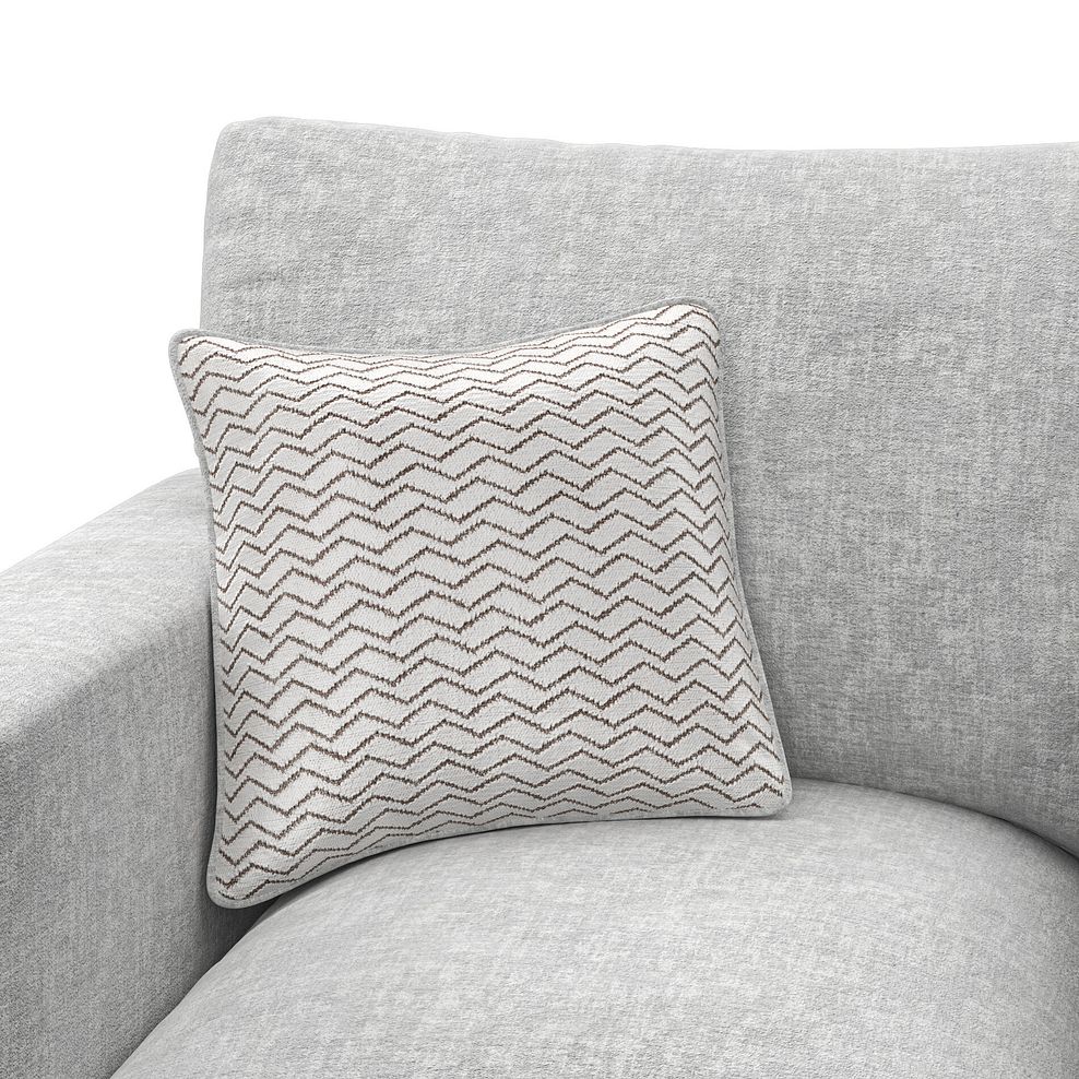 Malvern Armchair in Silver fabric 6