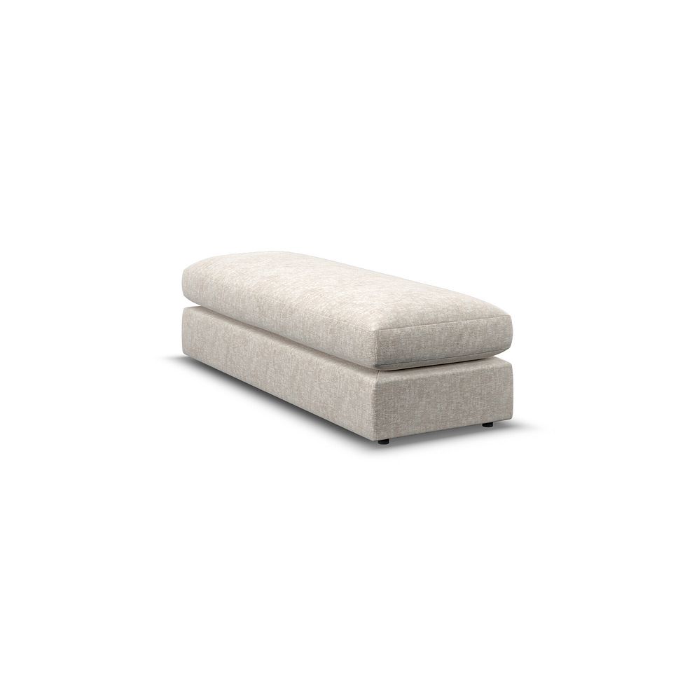 Malvern Large Fender Footstool in Beige fabric 6