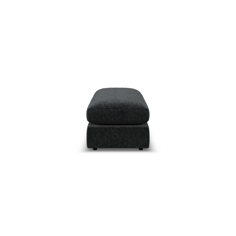 Malvern Large Fender Footstool in Charcoal fabric 4