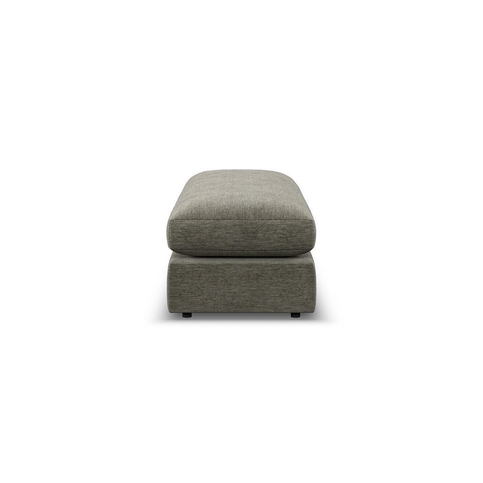 Malvern Large Fender Footstool in Olive Green fabric 4