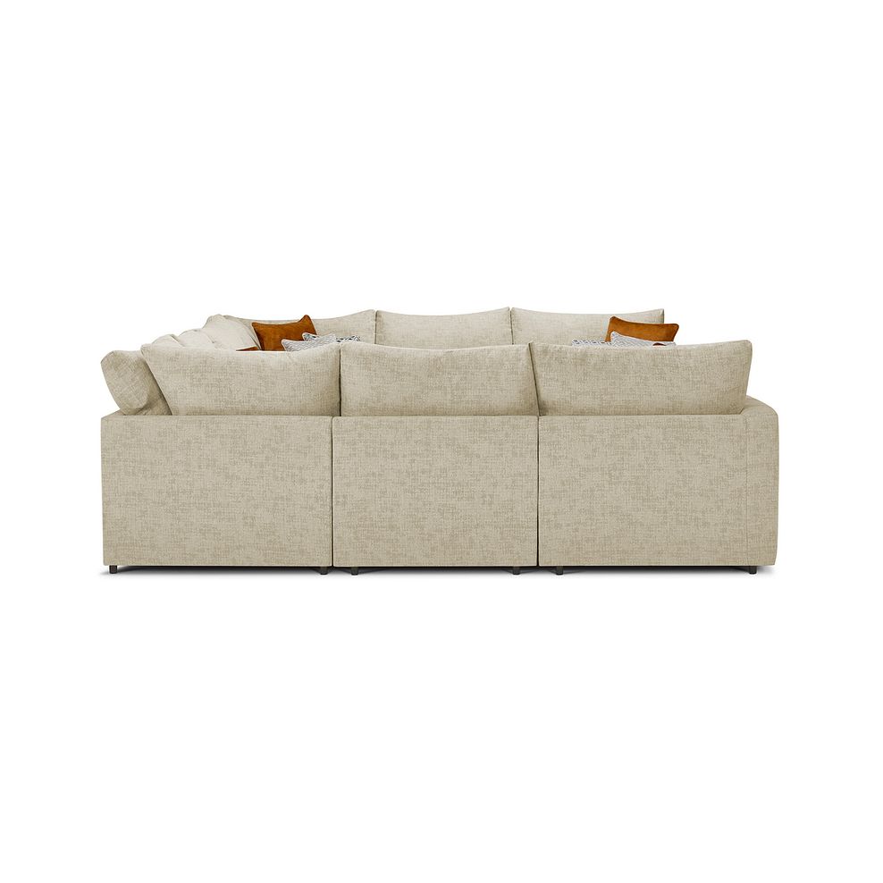 Malvern Large U-Shape Modular Corner Sofa in Beige fabric - Group 11 4