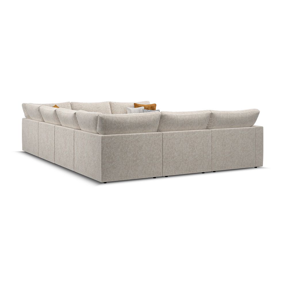 Malvern Large U-Shape Modular Corner Sofa in Beige fabric - Group 11 3