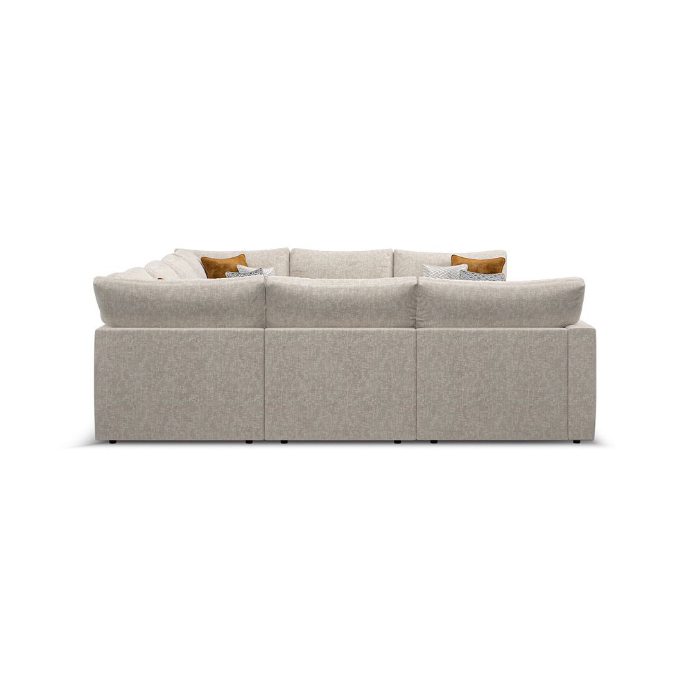 Malvern Large U-Shape Modular Corner Sofa in Beige fabric - Group 11 4