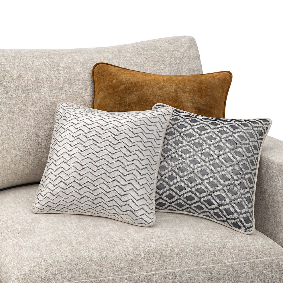 Malvern Large U-Shape Modular Corner Sofa in Beige fabric - Group 11 5