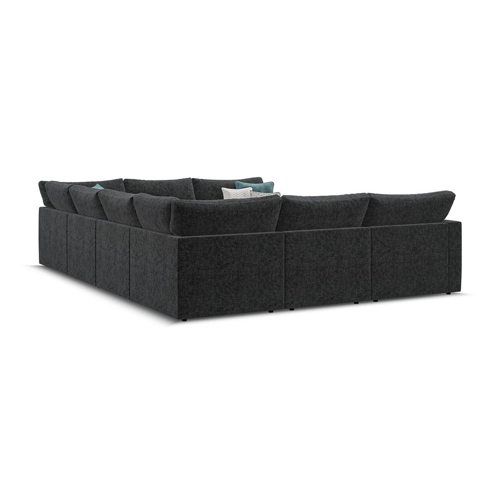 Malvern Large U-Shape Modular Corner Sofa in Charcoal fabric - Group 11 3