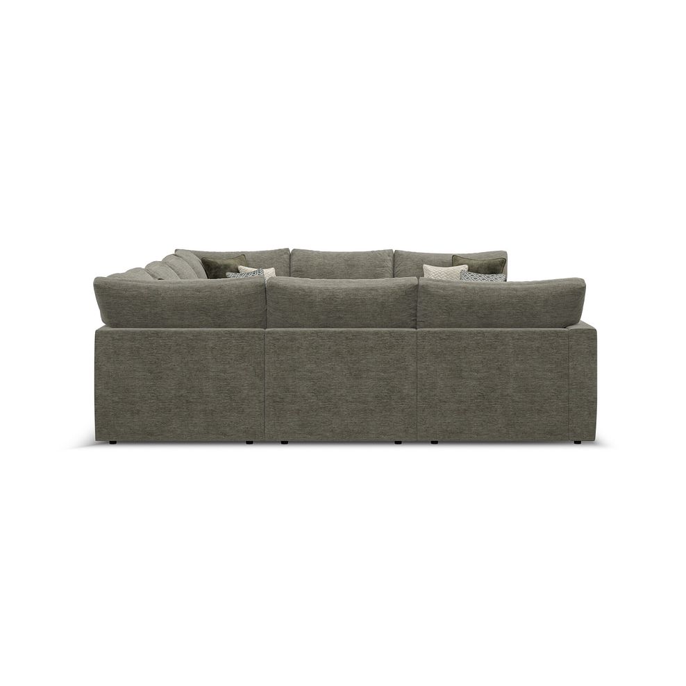 Malvern Large U-Shape Modular Corner Sofa in Olive Green fabric - Group 11 4