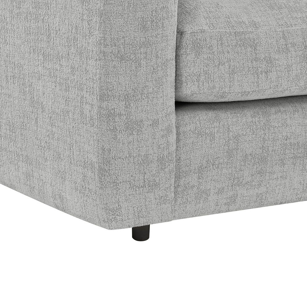 Malvern Large U-Shape Modular Corner Sofa in Silver fabric - Group 11 7