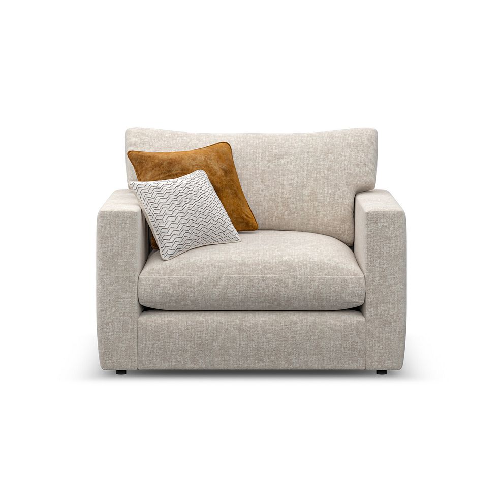 Malvern Loveseat in Beige fabric 4