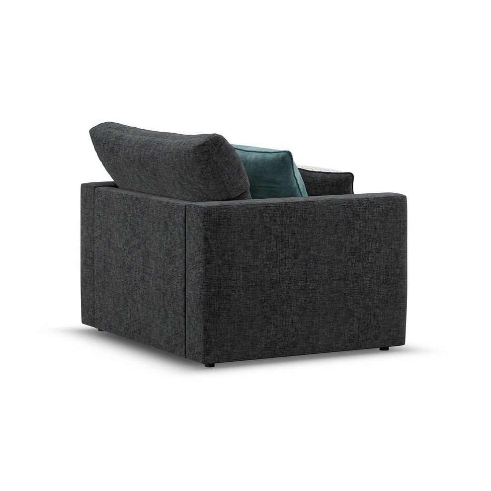 Malvern Loveseat in Charcoal fabric 3