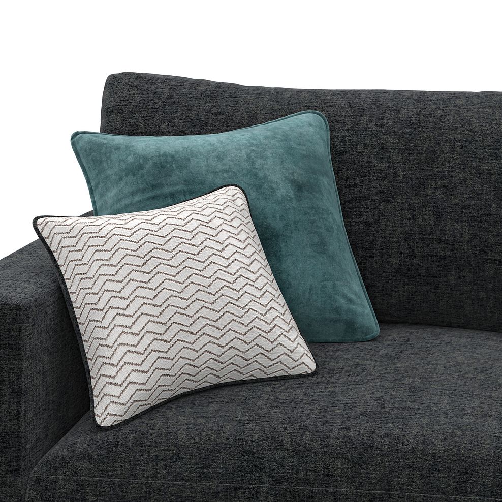 Malvern Loveseat in Charcoal fabric 6