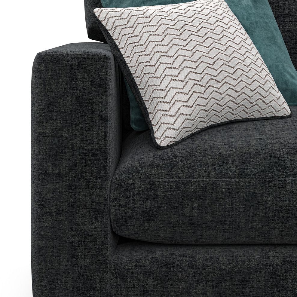 Malvern Loveseat in Charcoal fabric 7