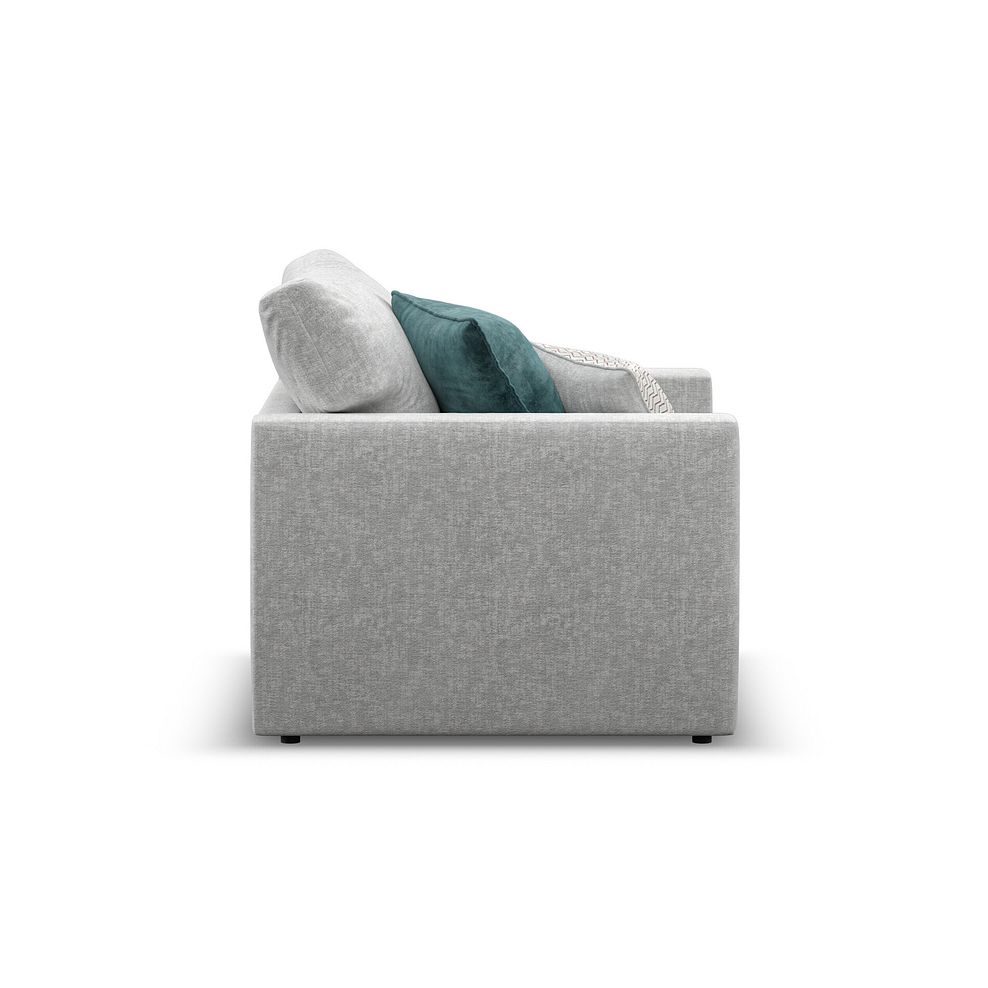Malvern Loveseat in Silver fabric 4