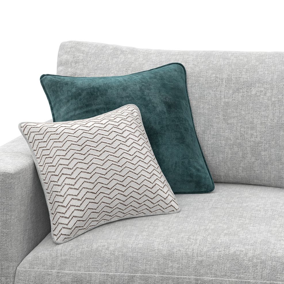 Malvern Loveseat in Silver fabric 6
