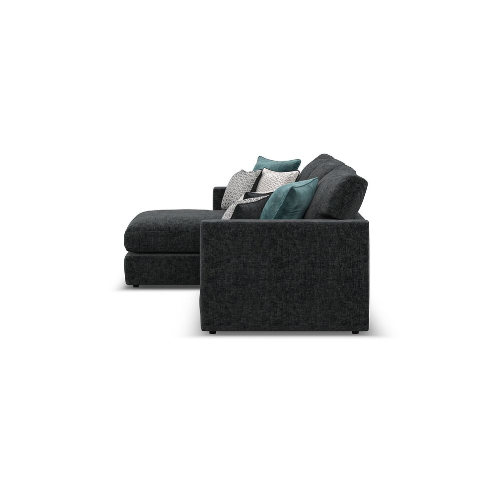 Malvern Modular 3 Seater Left Hand Chaise Sofa in Charcoal fabric - Group 14 3