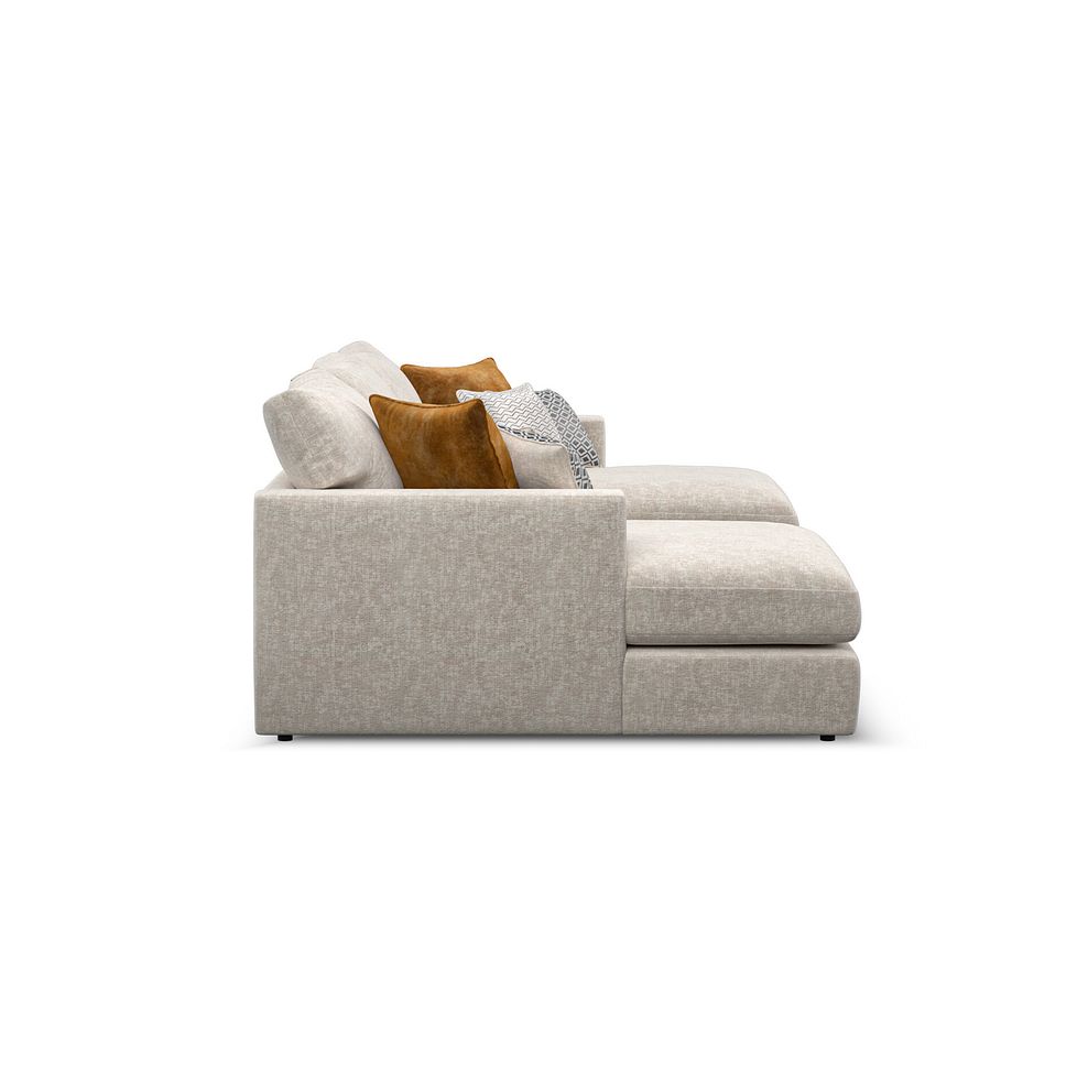 Malvern Modular 3 Seater U-Shape Chaise Sofa in Beige fabric - Group 16 5