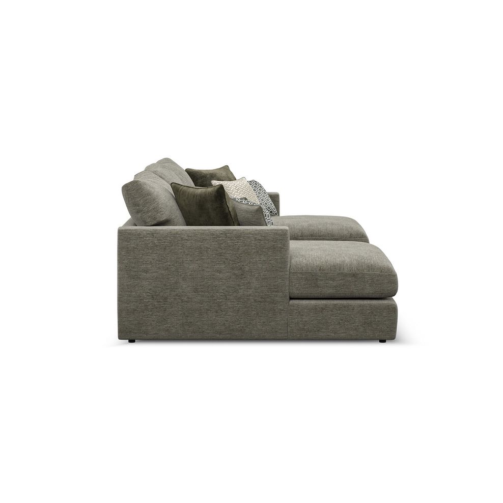 Malvern Modular 3 Seater U-Shape Chaise Sofa in Olive Green fabric - Group 16 4