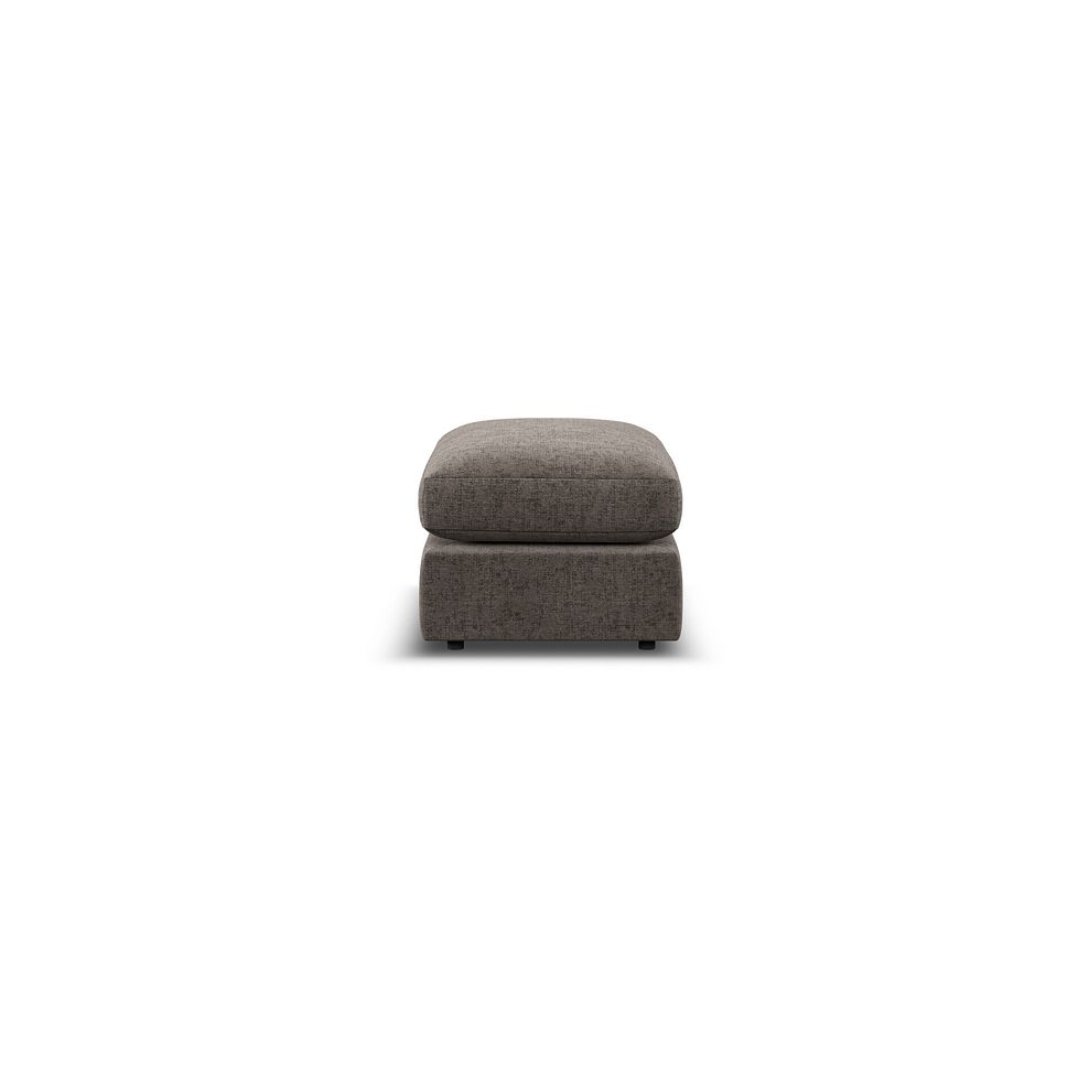 Malvern Small Fender Footstool in Brown fabric 4