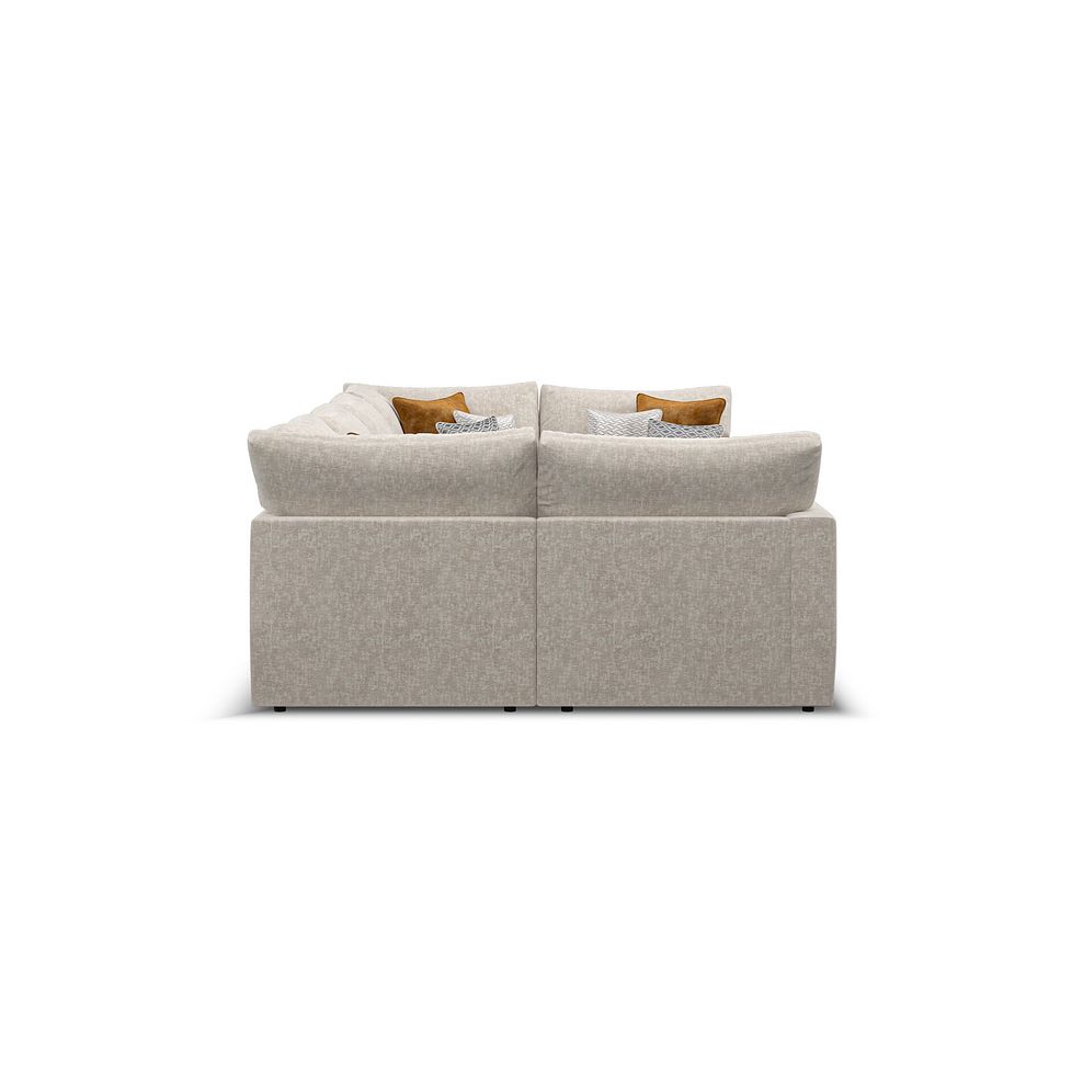Malvern Small U-Shape Modular Corner Sofa in Beige fabric - Group 10 4