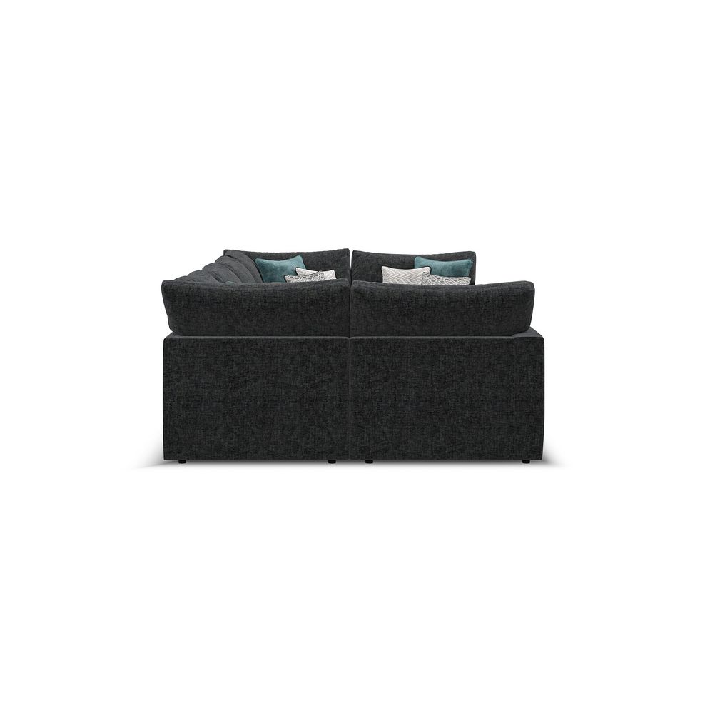 Malvern Small U-Shape Modular Corner Sofa in Charcoal fabric - Group 10 4