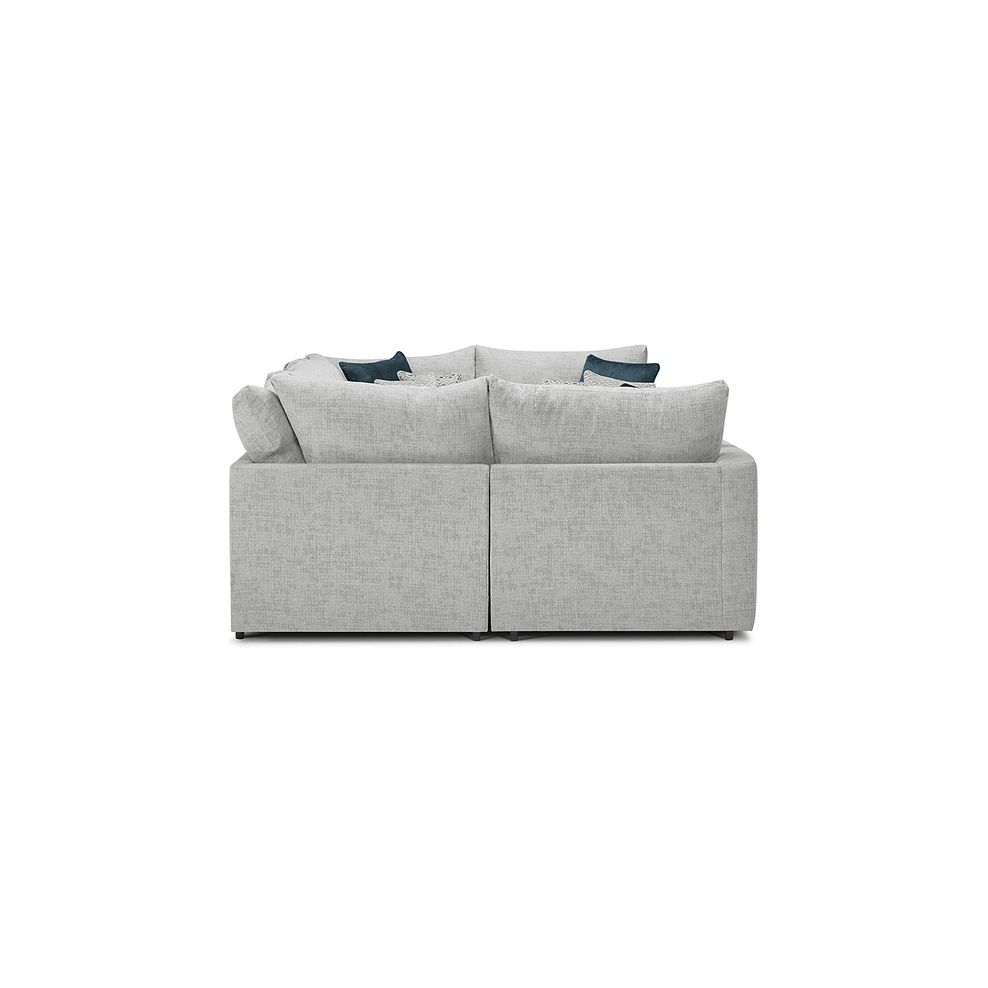 Malvern Small U-Shape Modular Corner Sofa in Silver fabric - Group 10 4