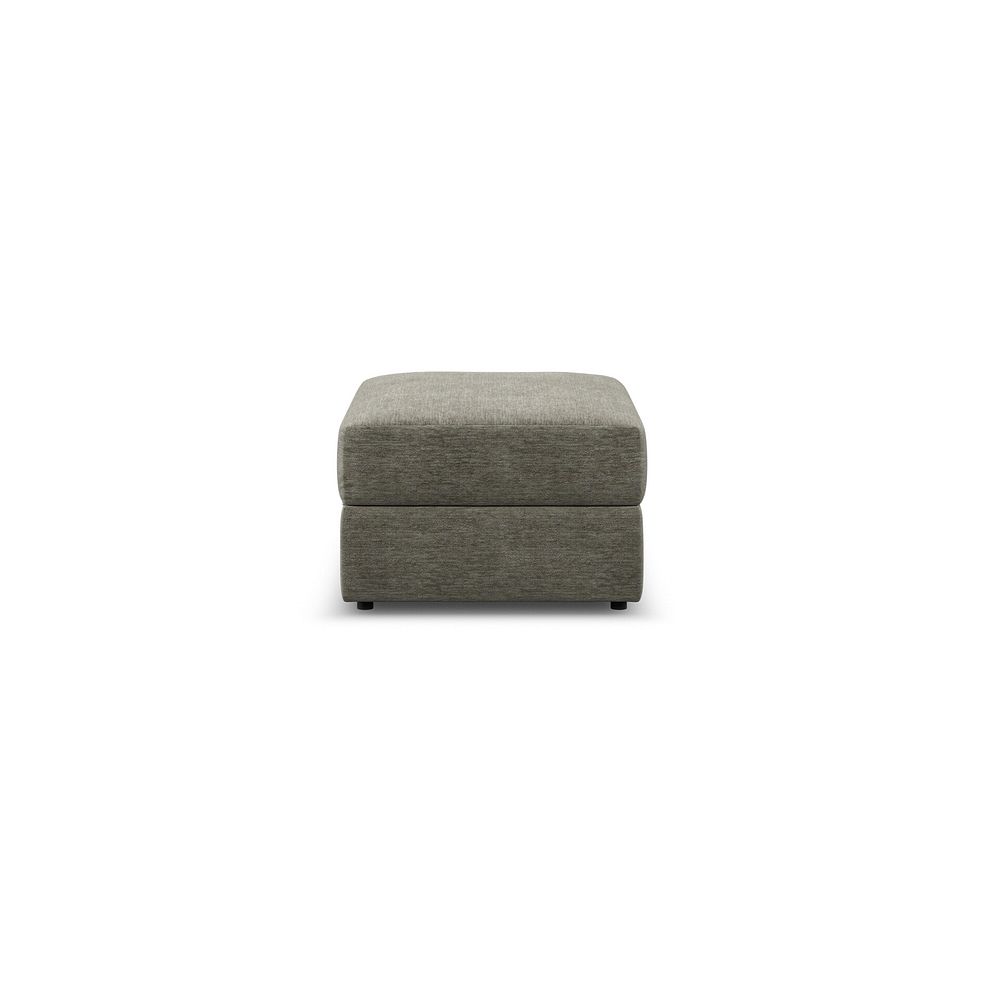 Malvern Storage Footstool in Olive Green fabric 5