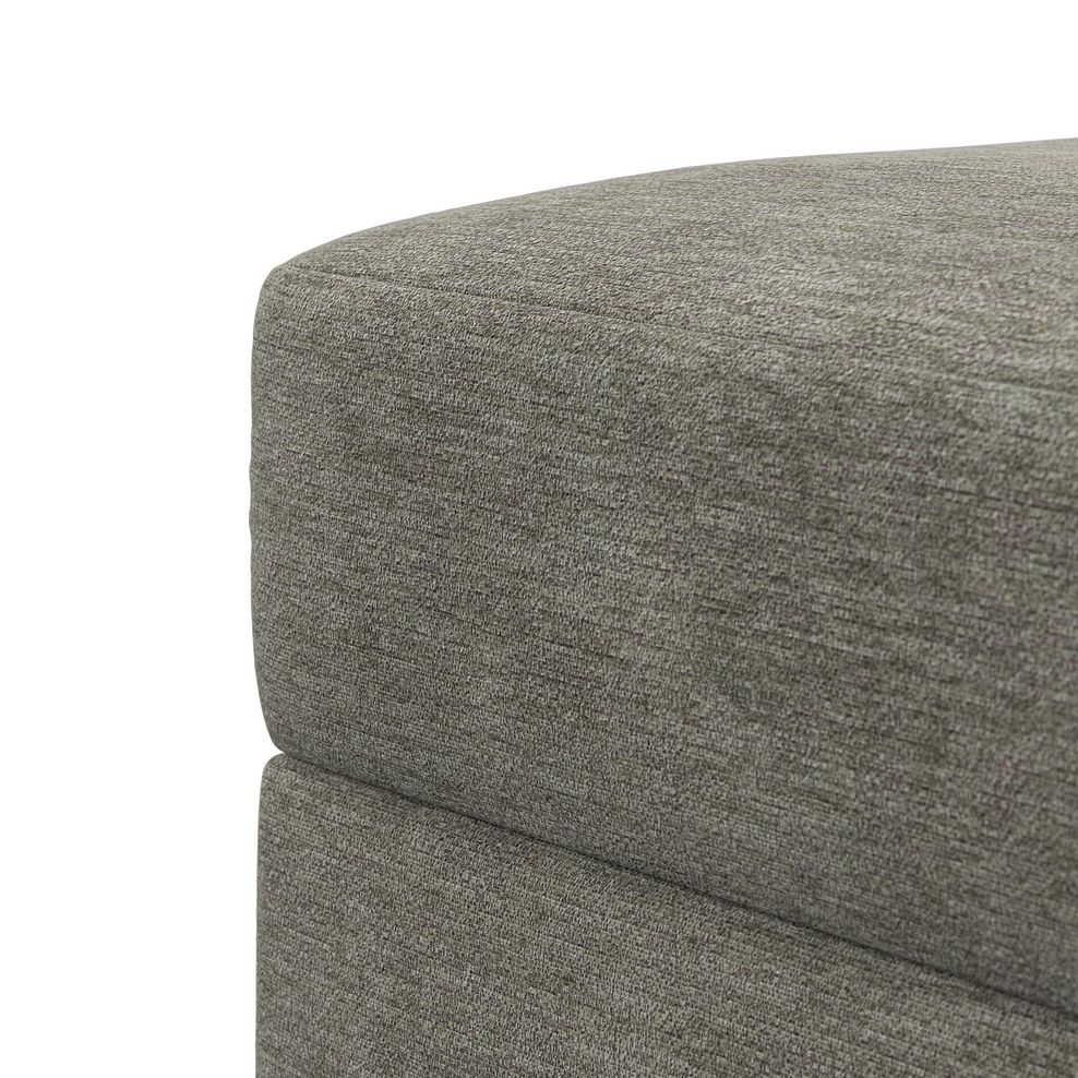 Malvern Storage Footstool in Olive Green fabric 9