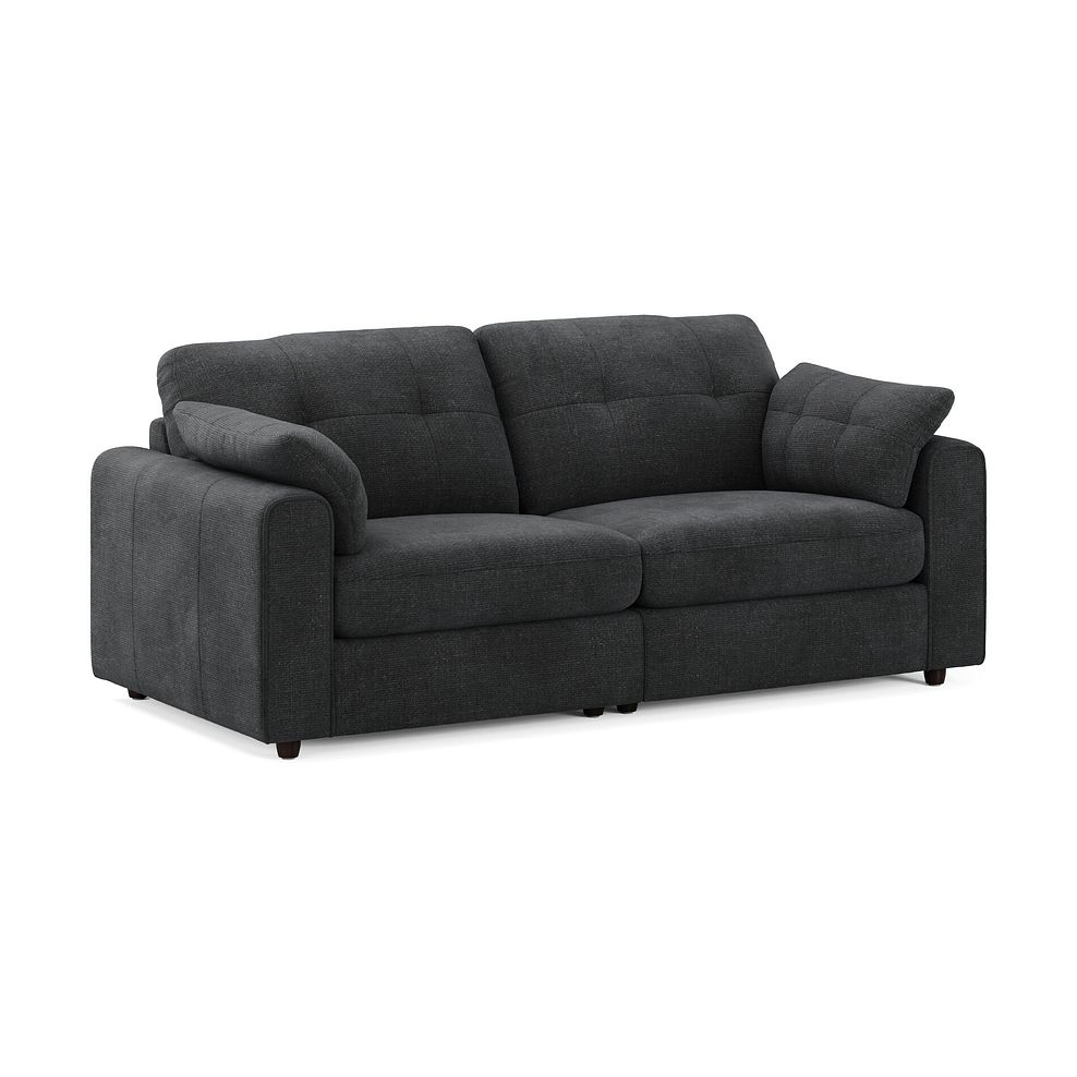 Marley 2 Seater Modular Sofa in Lila Charcoal Fabric - Group 8 1