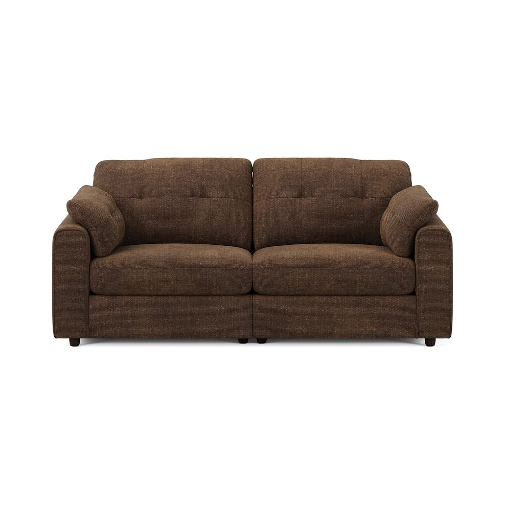 Marley 2 Seater Modular Sofa in Lila Chocolate Fabric  - Group 8 3