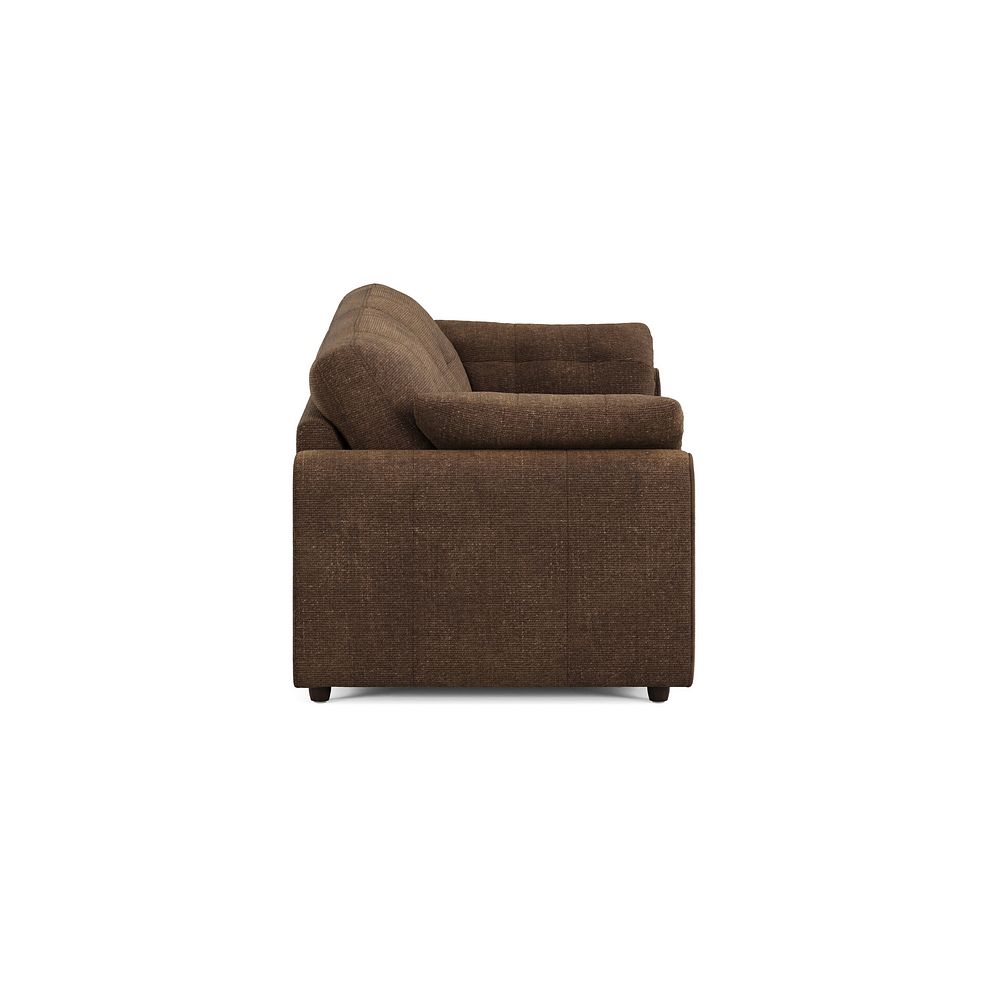 Marley 2 Seater Modular Sofa in Lila Chocolate Fabric  - Group 8 4