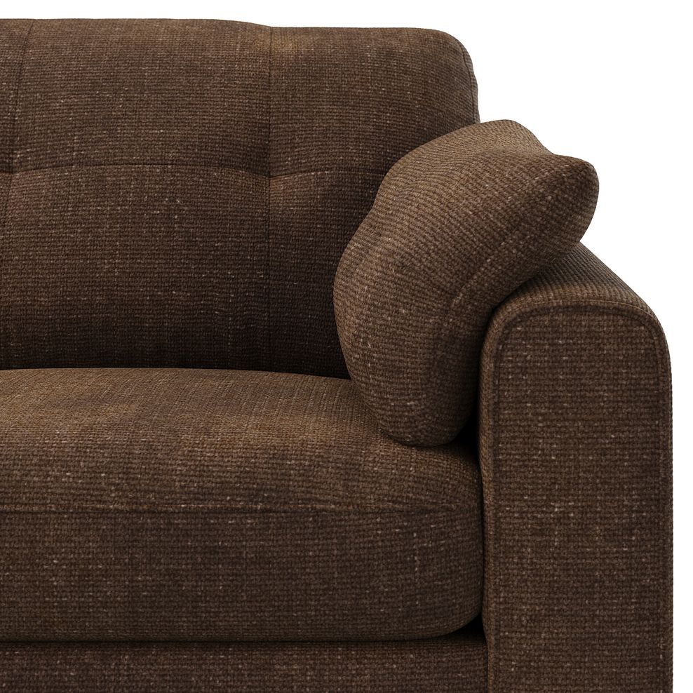 Marley 2 Seater Modular Sofa in Lila Chocolate Fabric  - Group 8 8