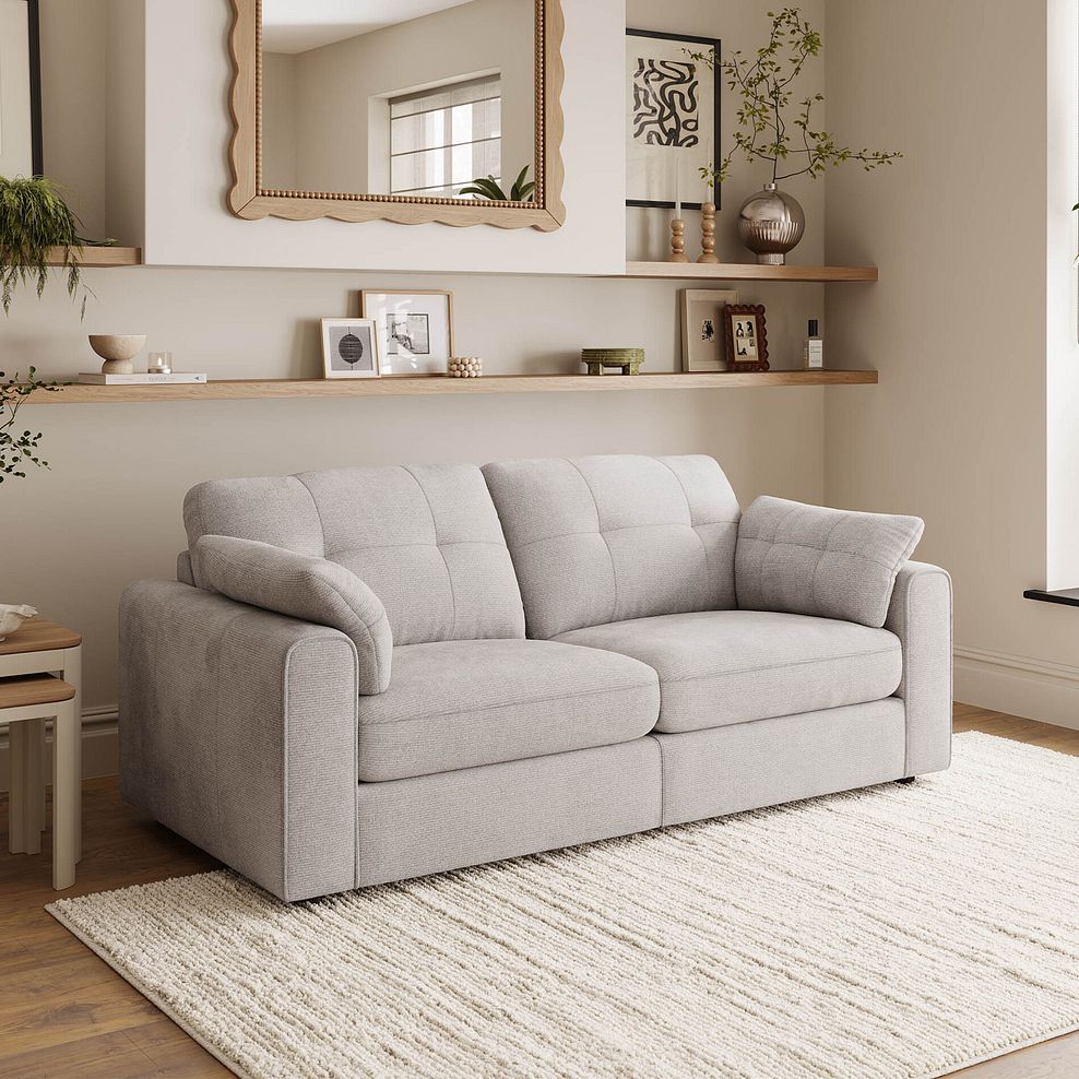 Marley 2 Seater Modular Sofa in Lila Stone Fabric - Group 8 1