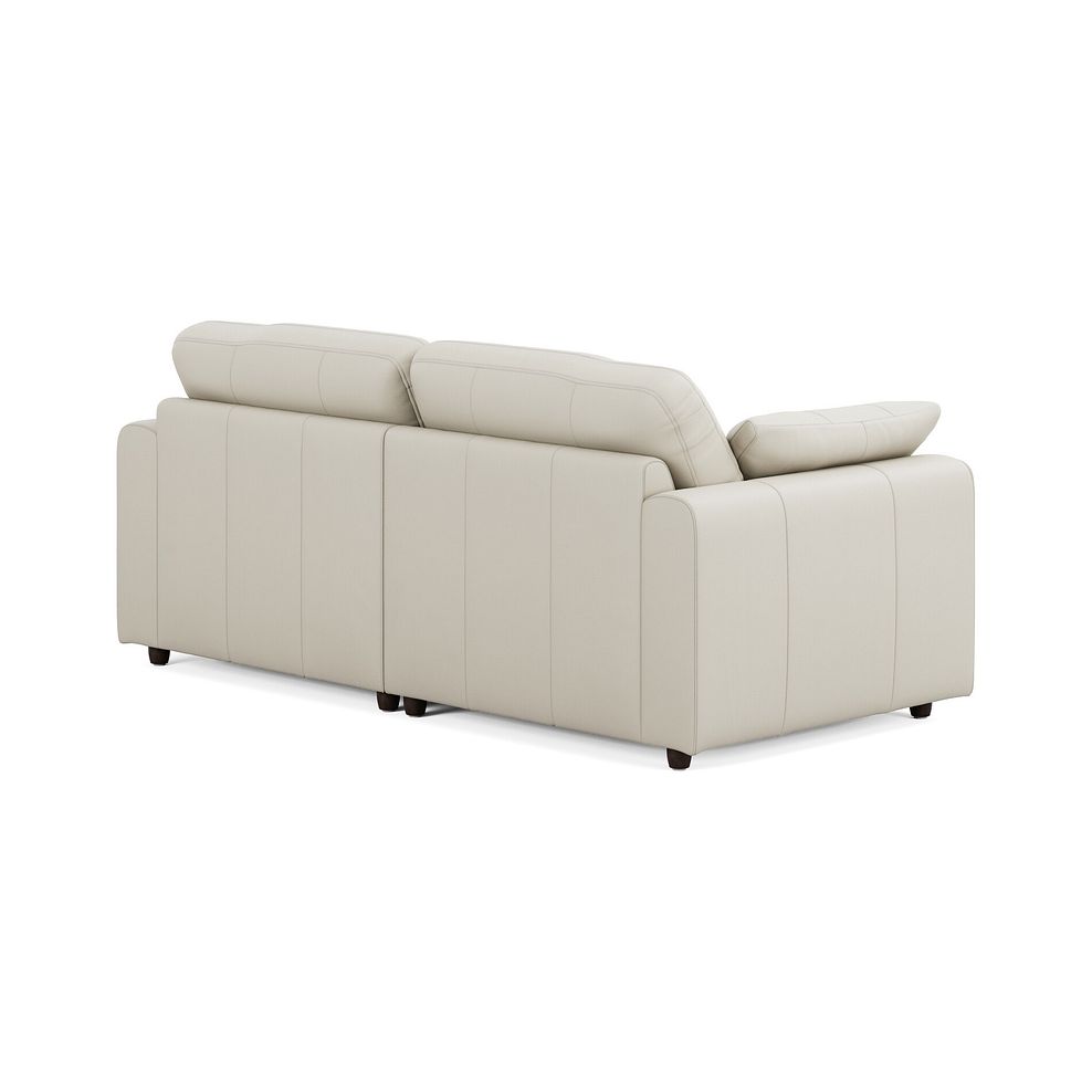 Marley 2 Seater Modular Sofa in Oslo Bone China Leather - Group 8 2