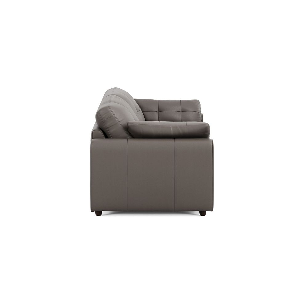 Marley 2 Seater Modular Sofa in Oslo Elephant Grey Leather - Group 8 4
