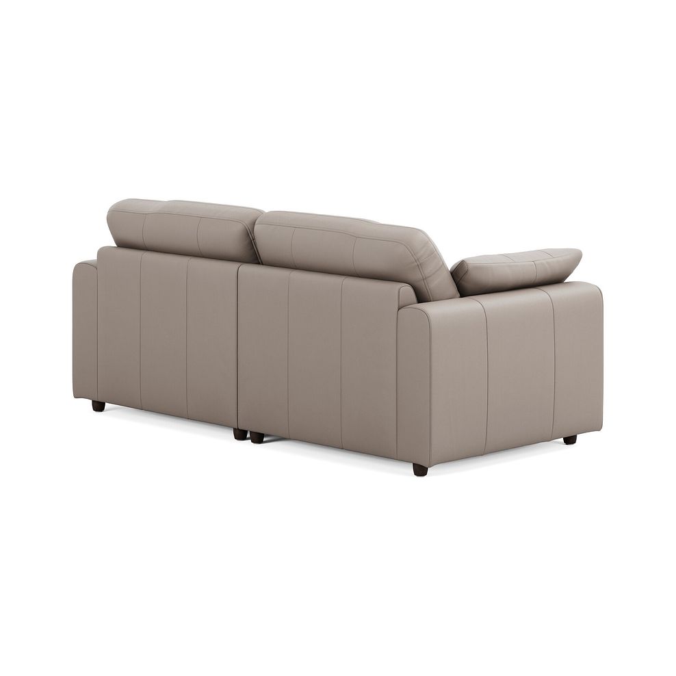 Marley 2 Seater Modular Sofa in Oslo Oyster Leather - Group 8 2
