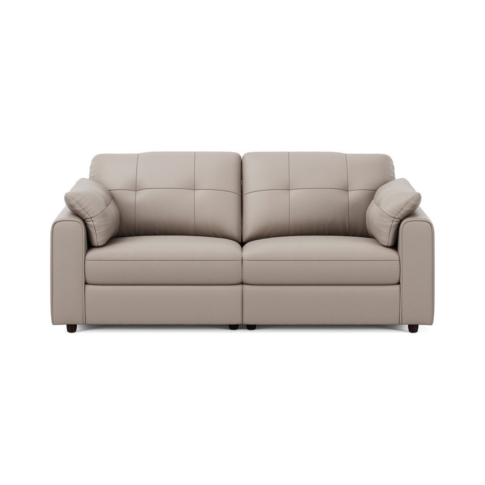 Marley 2 Seater Modular Sofa in Oslo Oyster Leather - Group 8 3