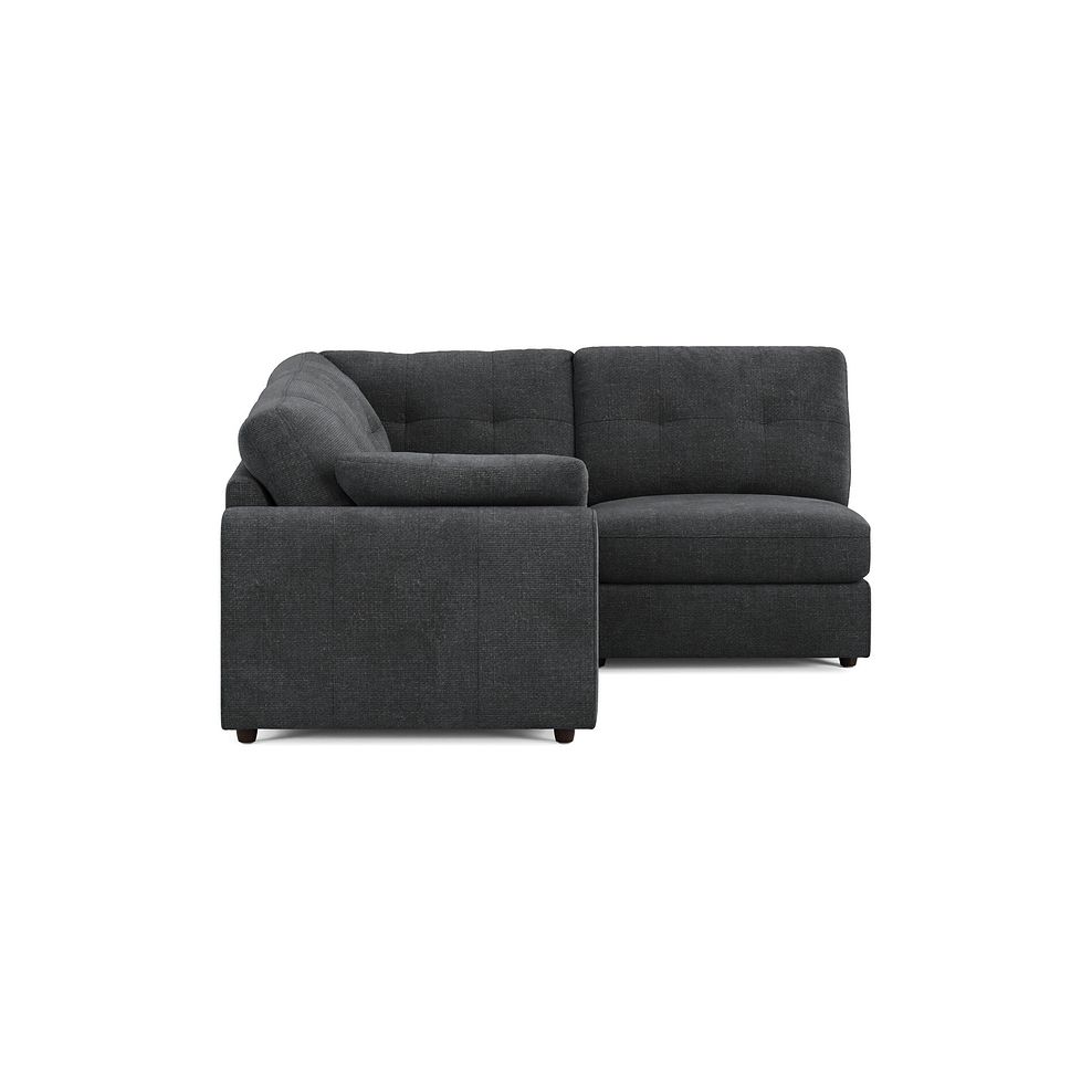 Marley 3 Seat Left Hand Modular Corner Sofa in Lila Charcoal Fabric - Group 6 4