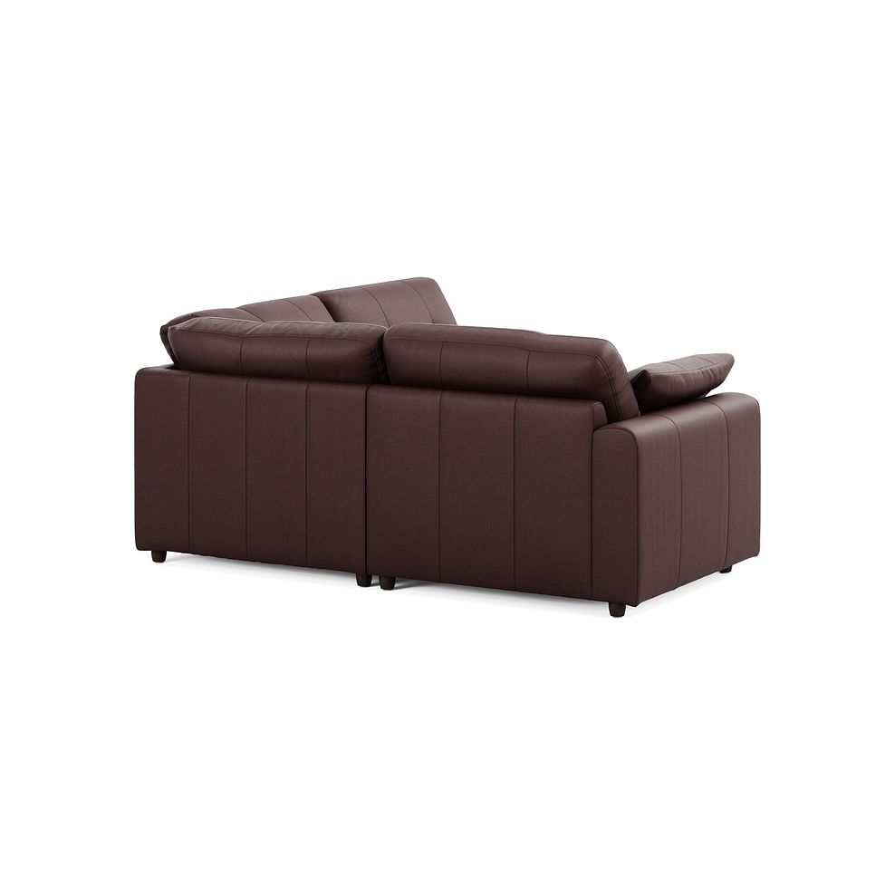 Marley 3 Seat Left Hand Modular Corner Sofa in Oslo Chestnut Leather - Group 6 2