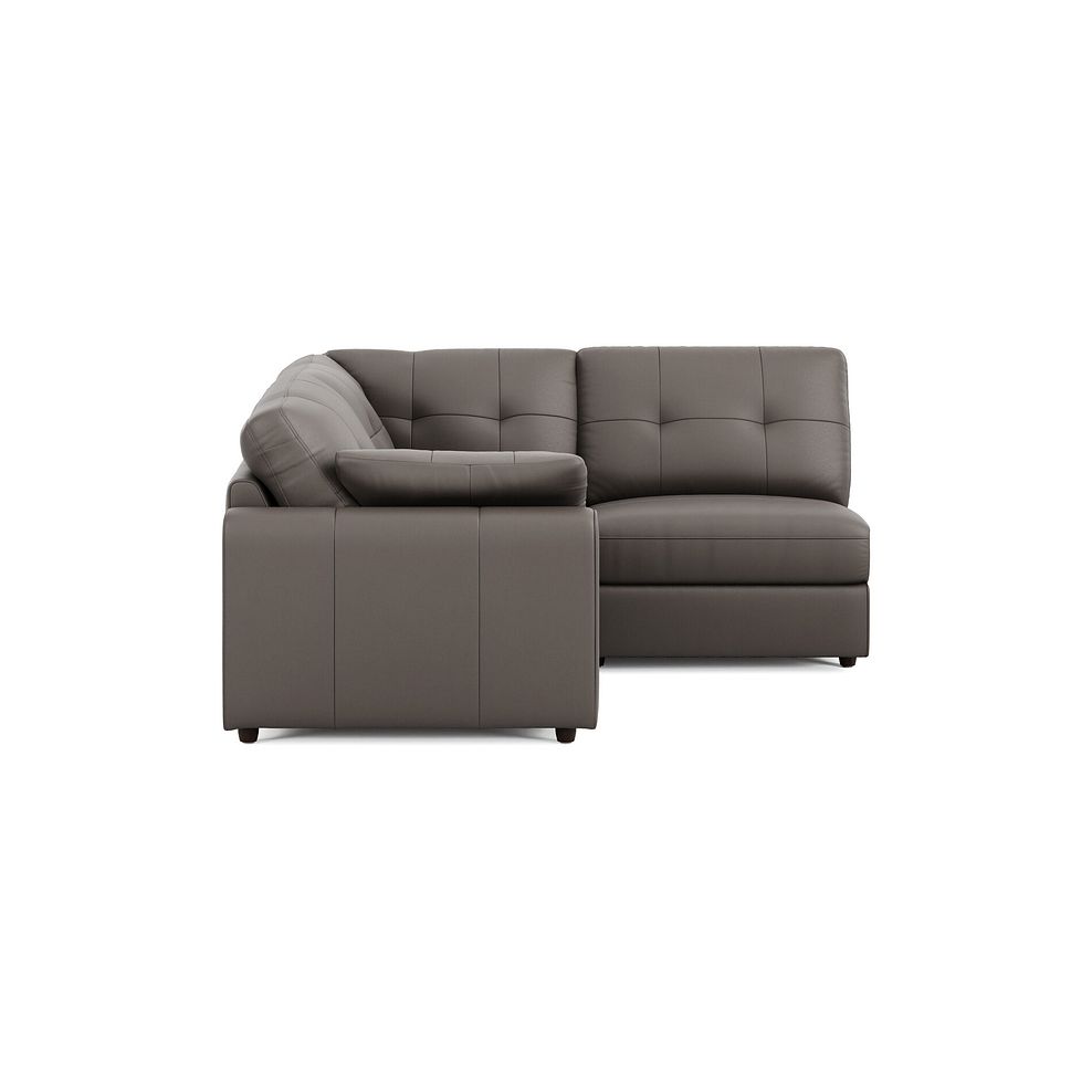Marley 3 Seat Left Hand Modular Corner Sofa in Oslo Elephant Grey Leather - Group 6 2