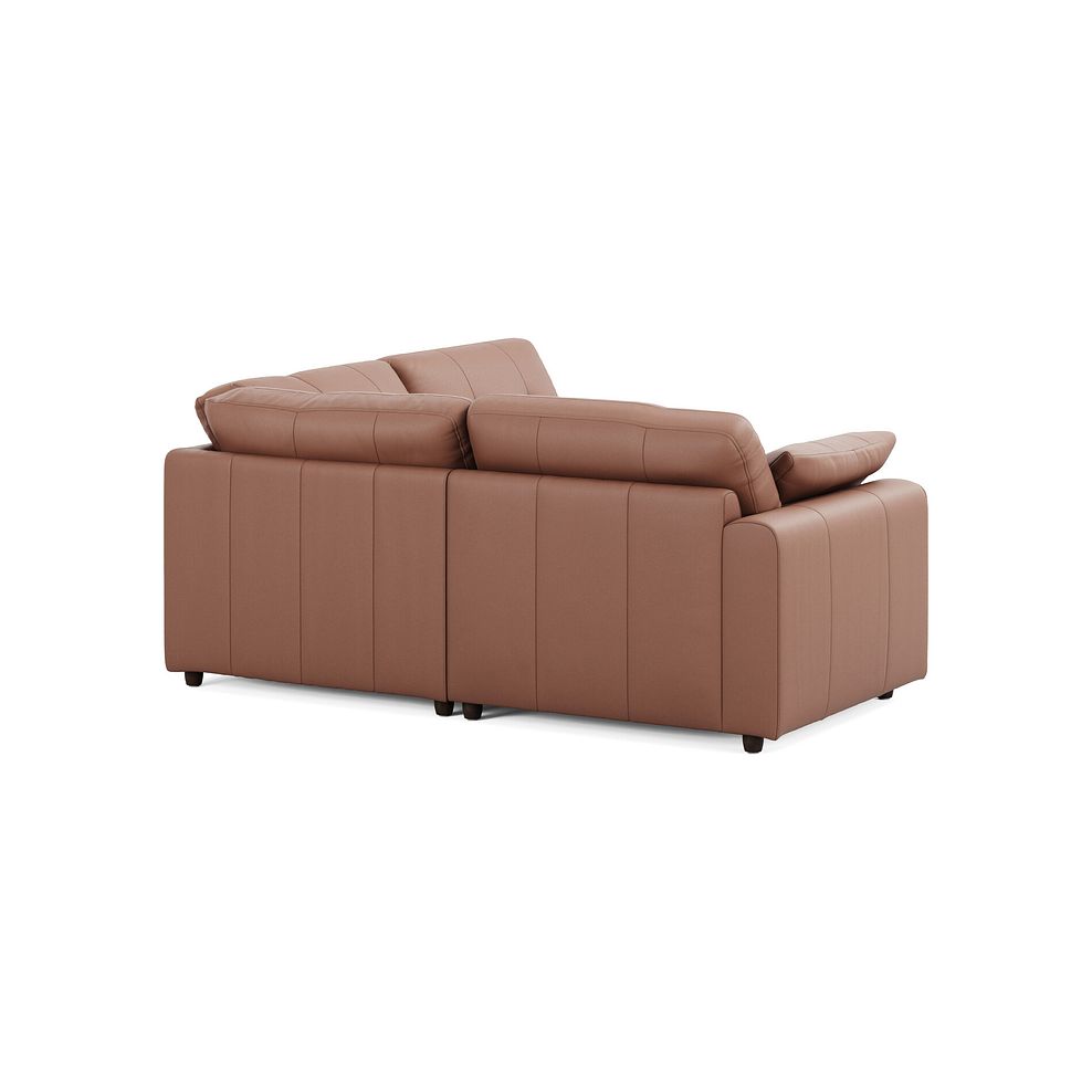 Marley 3 Seat Left Hand Modular Corner Sofa in Oslo Mocha Mouse Leather - Group 6 2