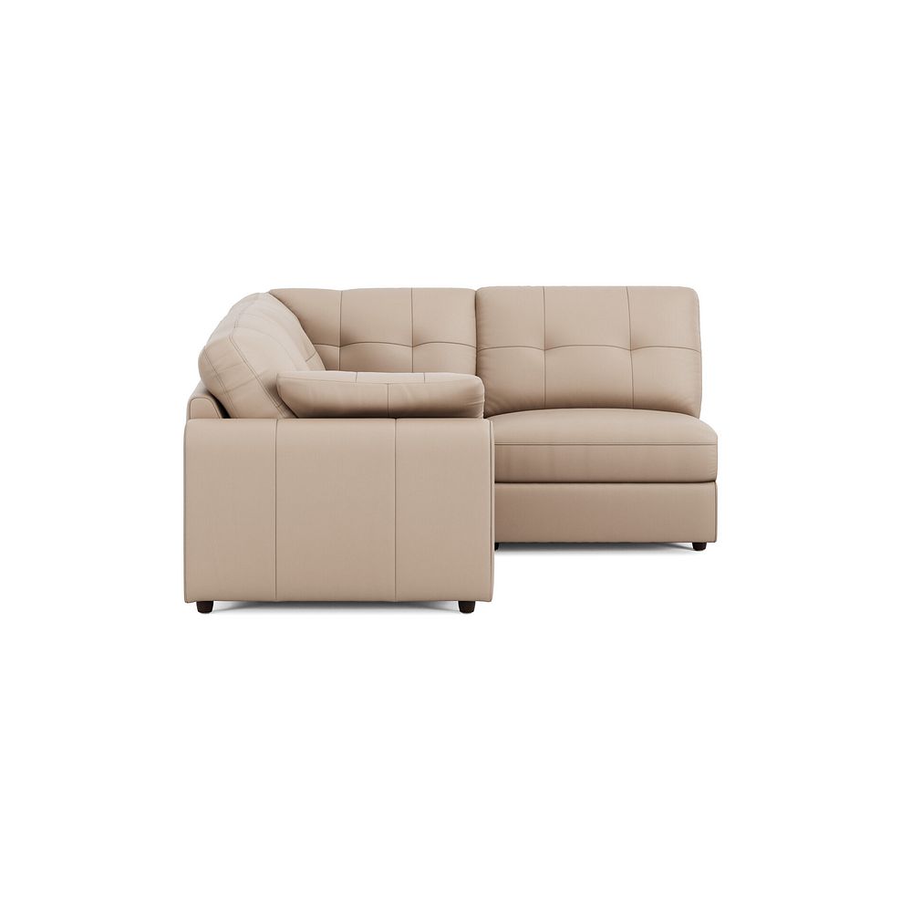 Marley 3 Seat Left Hand Modular Corner Sofa in Oslo Mushroom Leather - Group 6 5