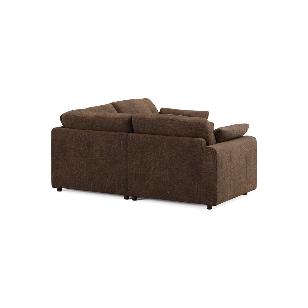 Marley 3 Seat Modular Corner Sofa in Lila Chocolate Fabric - Group 1 2