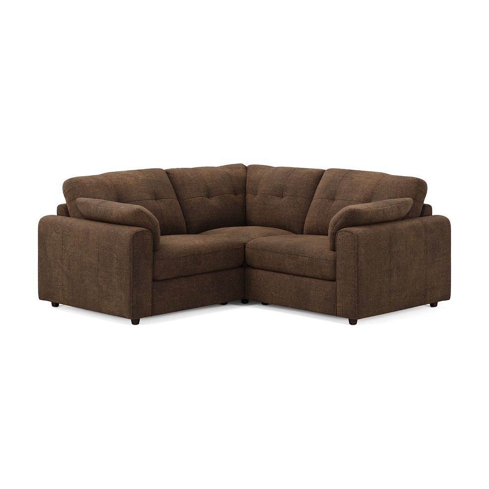 Marley 3 Seat Modular Corner Sofa in Lila Chocolate Fabric - Group 1 3