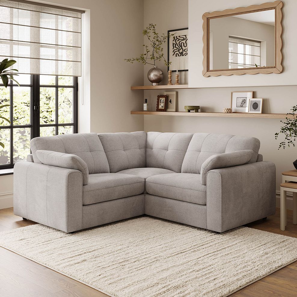 Marley 3 Seat Modular Corner Sofa in  Lila Stone Fabric- Group 1 1