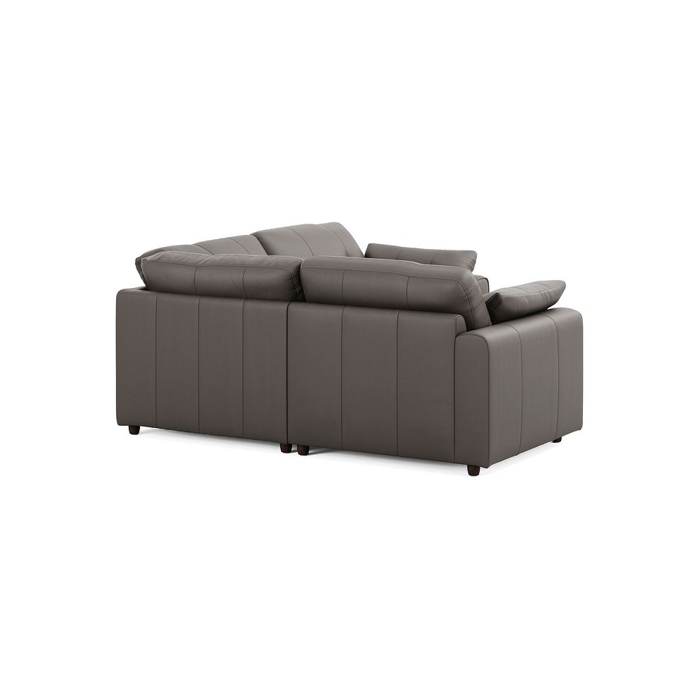Marley 3 Seat Modular Corner Sofa in Oslo Elephant Grey Leather - Group 1 2