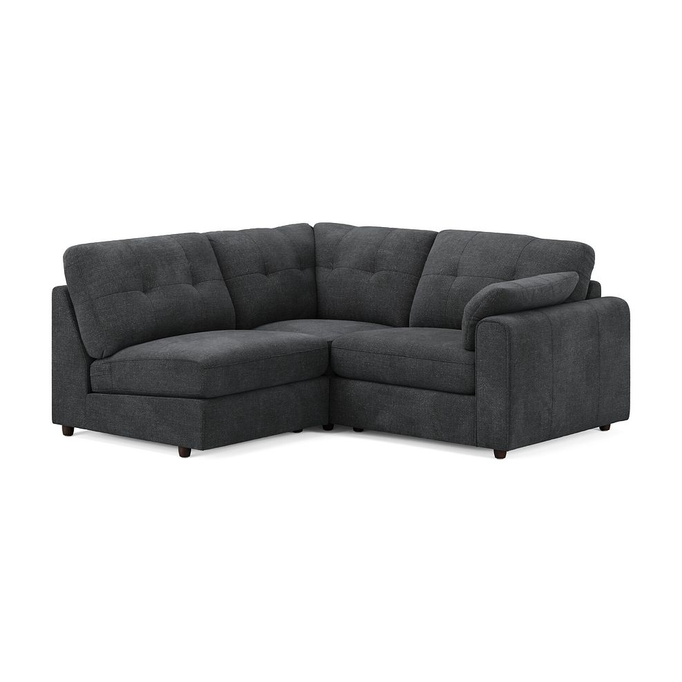 Marley 3 Seat Right Hand Modular Corner Sofa in Lila Charcoal Fabric - Group 7 3