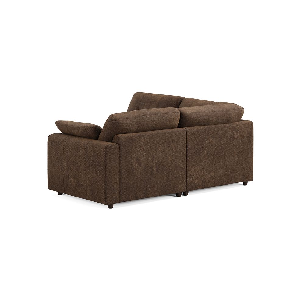 Marley 3 Seat Right Hand Modular Corner Sofa in Lila Chocolate Fabric - Group 7 2