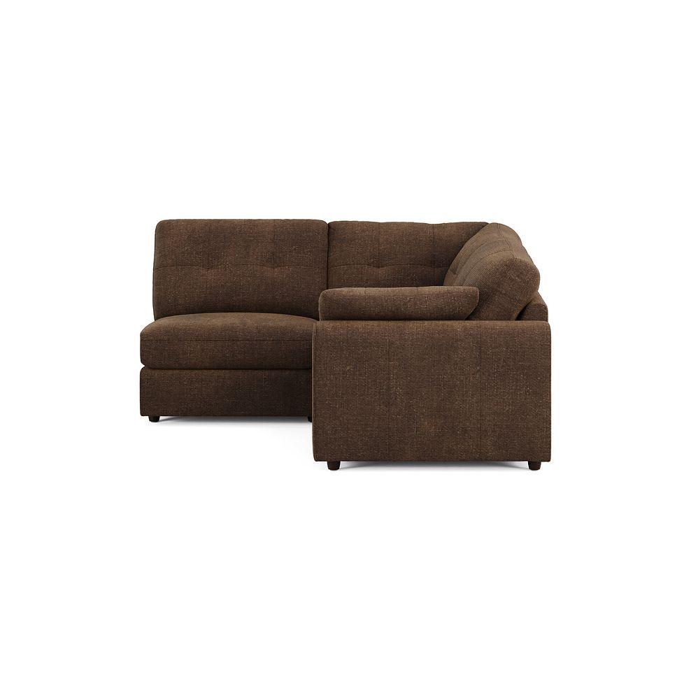 Marley 3 Seat Right Hand Modular Corner Sofa in Lila Chocolate Fabric - Group 7 4