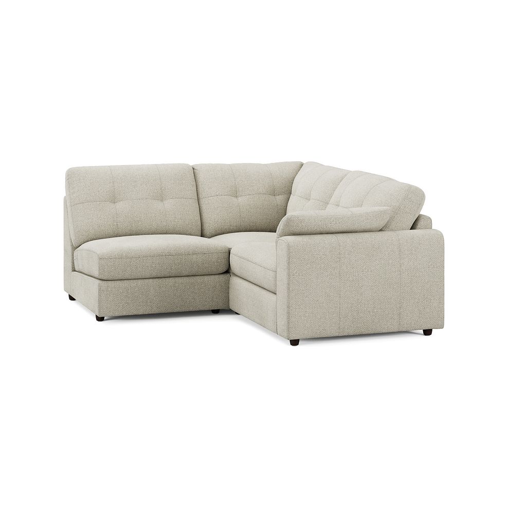 Marley 3 Seat Right Hand Modular Corner Sofa in Lila Ivory Fabric - Group 7 1