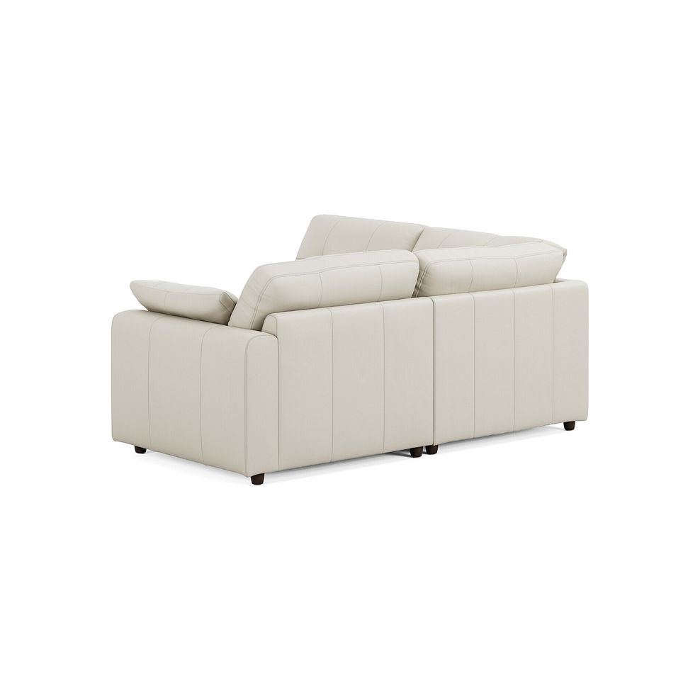 Marley 3 Seat Right Hand Modular Corner Sofa in Oslo Bone China Leather - Group 7 2